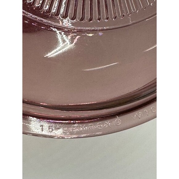 VTG Pyrex Corning Ware Visions Cranberry 1L Saucepan w/ Lid USA Made 6.5"x3.5" - Picture 4 of 9